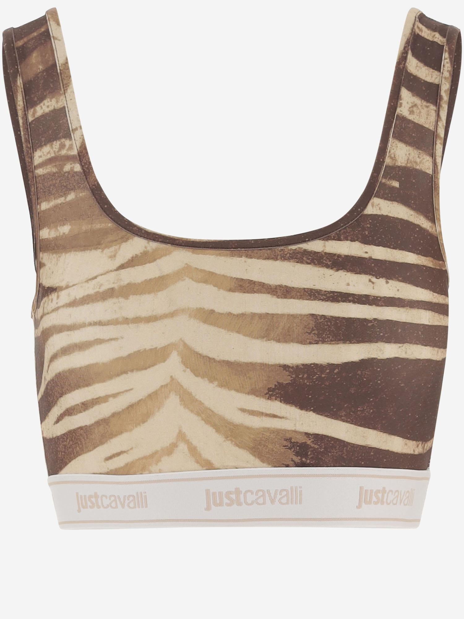 TOP CORTO IN JERSEY STRETCH 80PAM204 JS558751 JUST CAVALLI 
