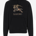 FELPA IN COTONE CON LOGO 8119021 BLACK BURBERRY 