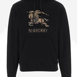 FELPA IN COTONE CON LOGO 8119021 BLACK BURBERRY 