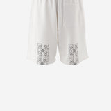 PANTALONI CORTI HERALDIC ARROW IN COTONE 44MCI013S26F004100 1000 OFF-WHITE 