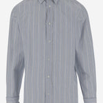 CAMICIA IN COTONE CON MOTIVO A RIGHE S50DT0048 M35281001F MAISON MARGIELA 