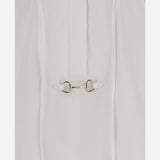 CAMICIA IN POPELINE DI COTONE CON MORSETTO 831912 Z8B2P9000 GUCCI 