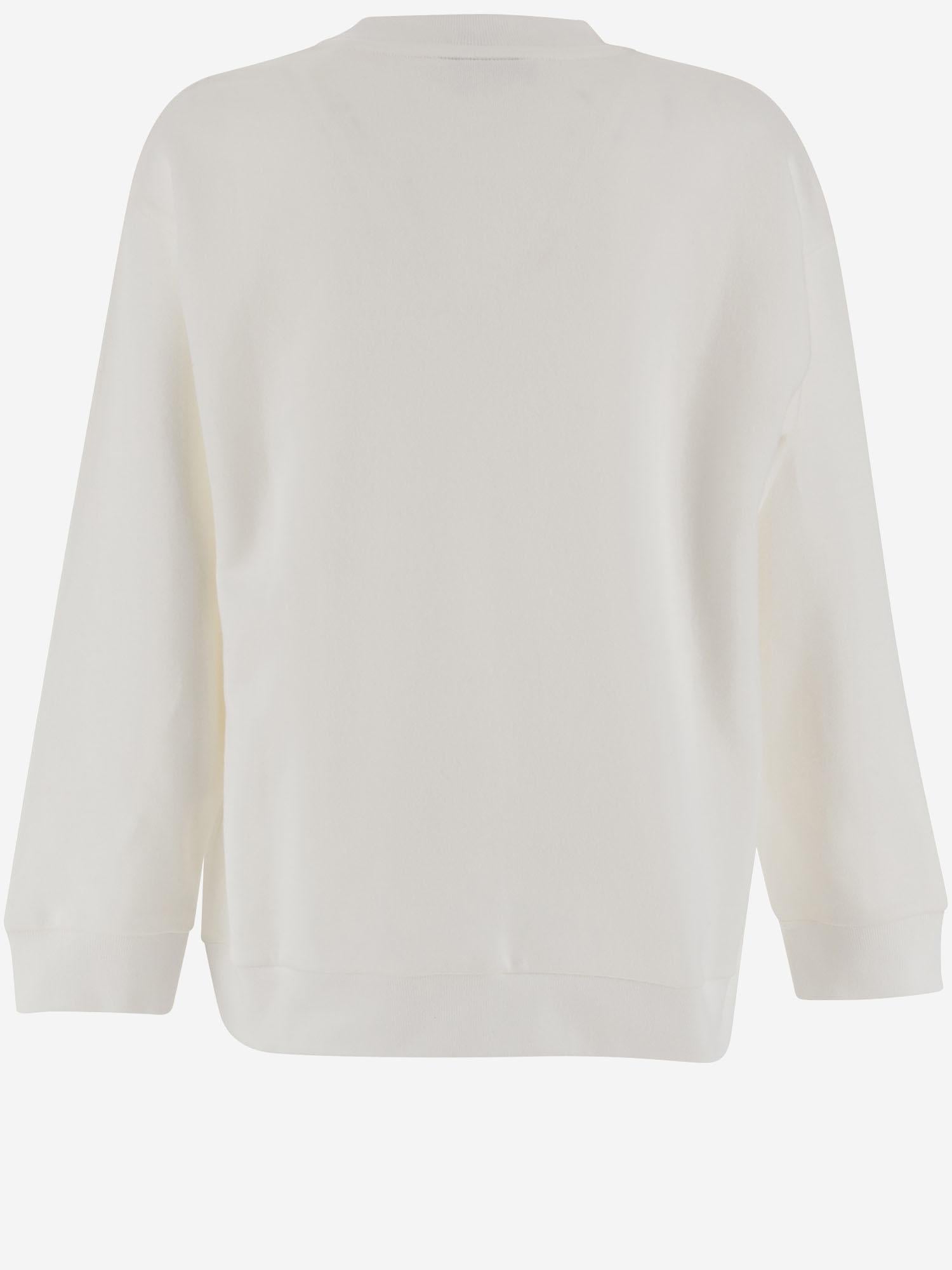 FELPA IN COTONE CON LOGO RICAMATO JFH159 5V0F0TU9 FENDI KIDS 