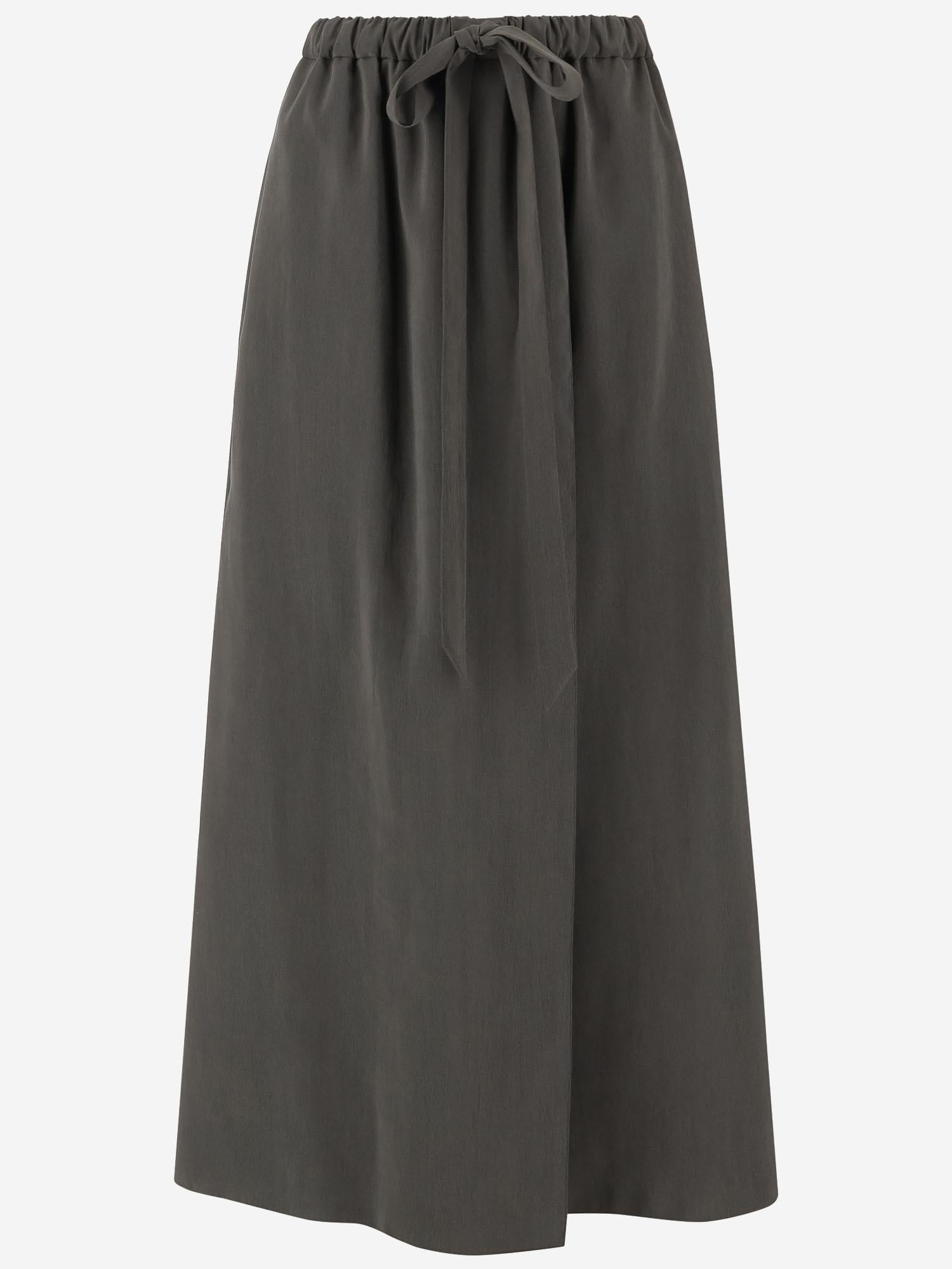 GONNA LUNGA IN ORGANZA DI SETA GW001096 TE13824U8119 GIORGIO ARMANI 