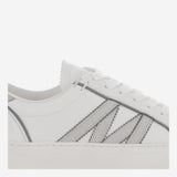 Sneakers Monaco2 in pelle e glitter 4M00070 M7232001 MONCLER 