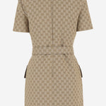 ABITO CON MOTIVO GG E CINTURA 864360 ZAUSC2061 GUCCI 