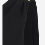 TOP IN CRÊPE DI VISCOSA E LANA 815004 V4ZE01000 BOTTEGA VENETA 