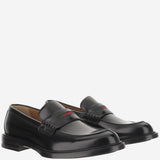 Mocassino in pelle con dettaglio Web 838136 AAEYD1060 GUCCI 