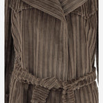 CAPPOTTO IN VELLUTO A COSTE CON CINTURA CAROLA 300002T1313 TAGLIATORE 