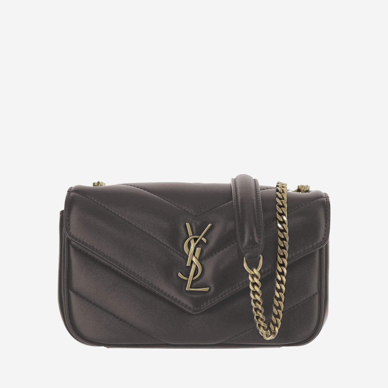 Borsa loulou mini in pelle 821749 AAEAX1997 SAINT LAURENT 