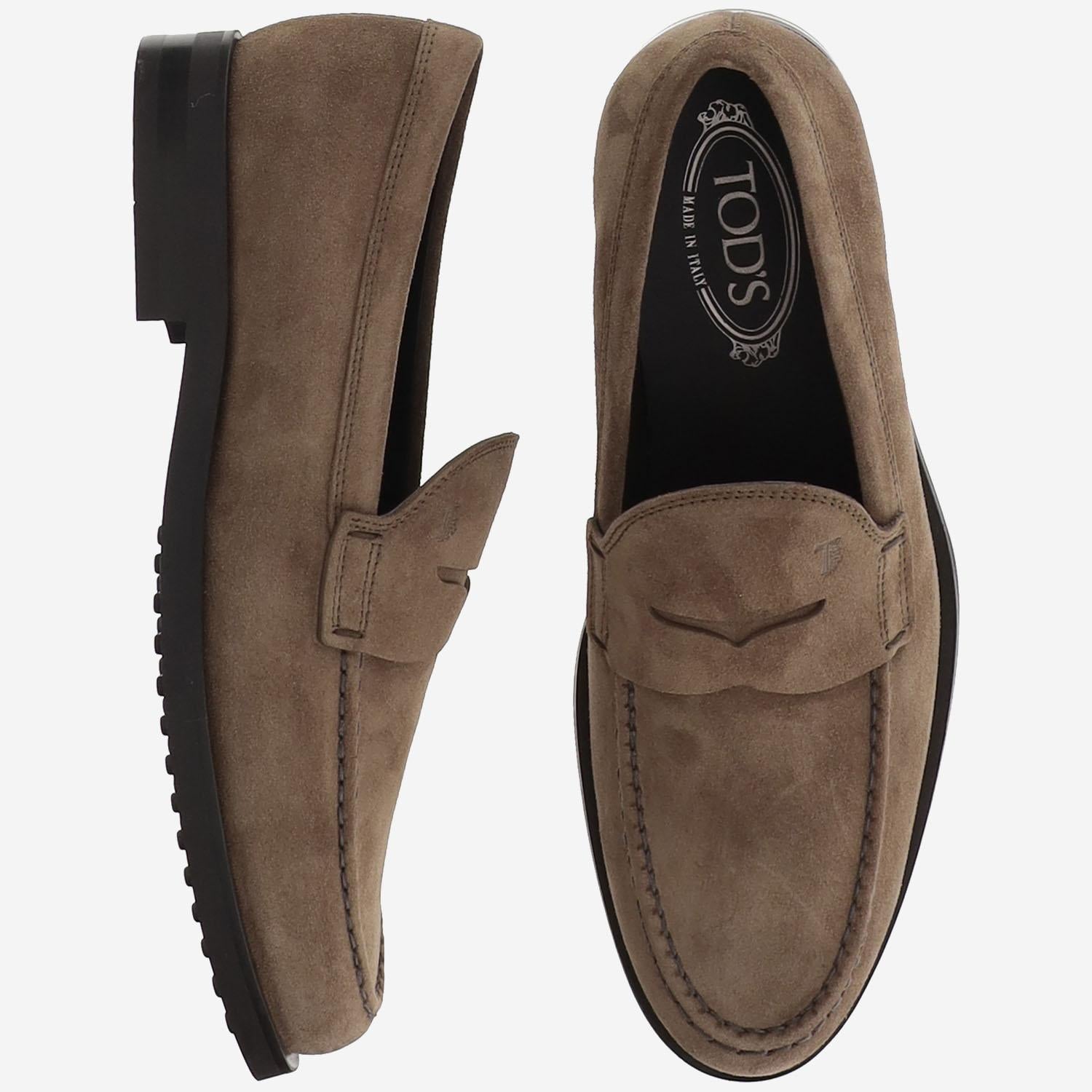 MOCASSINI IN PELLE SCAMOSCIATA XXM0ZF0Q920RE0 S818 TODS 