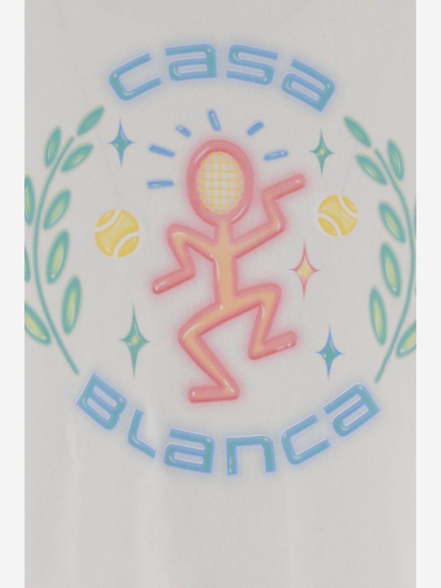 T-SHIRT IN COTONE CON LOGO MSP26JTS001 11 CASABLANCA 