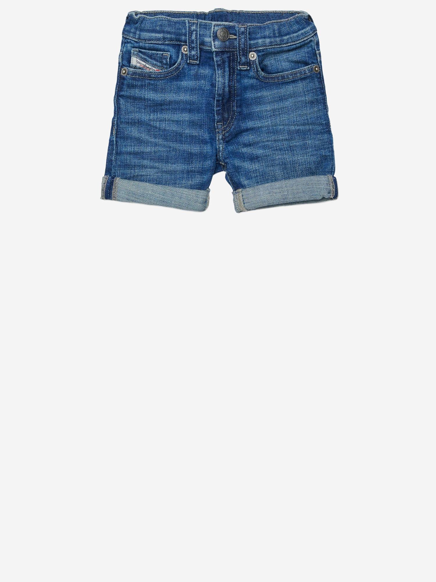 JEANS CORTI PGALLYB IN COTONE STRETCH K00361 KXBSCK01 DIESEL KIDS 