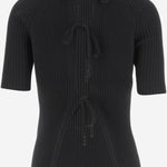 MAGLIA IN MISTO COTONE STRETCH 168784 001 TORY BURCH 