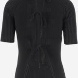 MAGLIA IN MISTO COTONE STRETCH 168784 001 TORY BURCH 