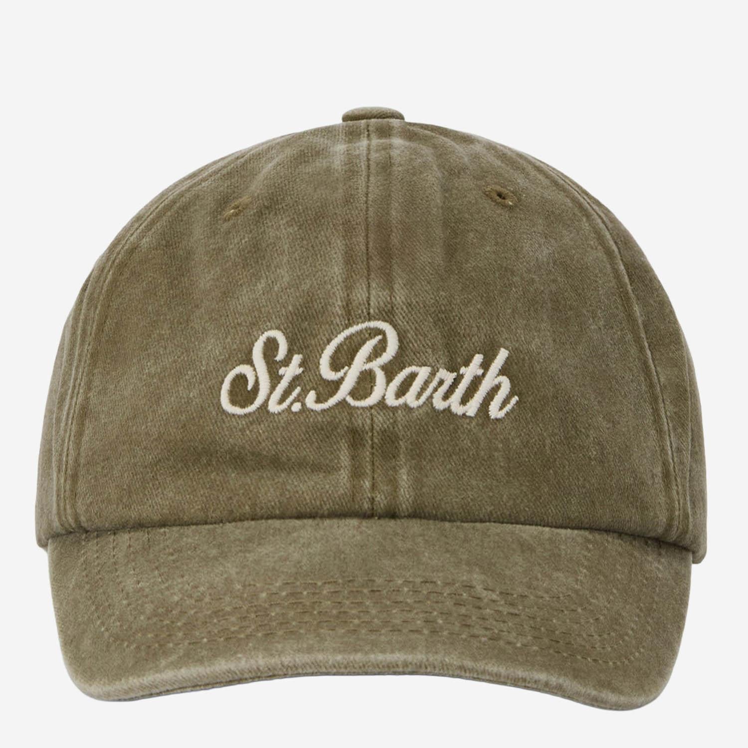 CAPPELLO DA BASEBALL IN COTONE CON LOGO DAS0004 00892L MC2 SAINT BARTH 