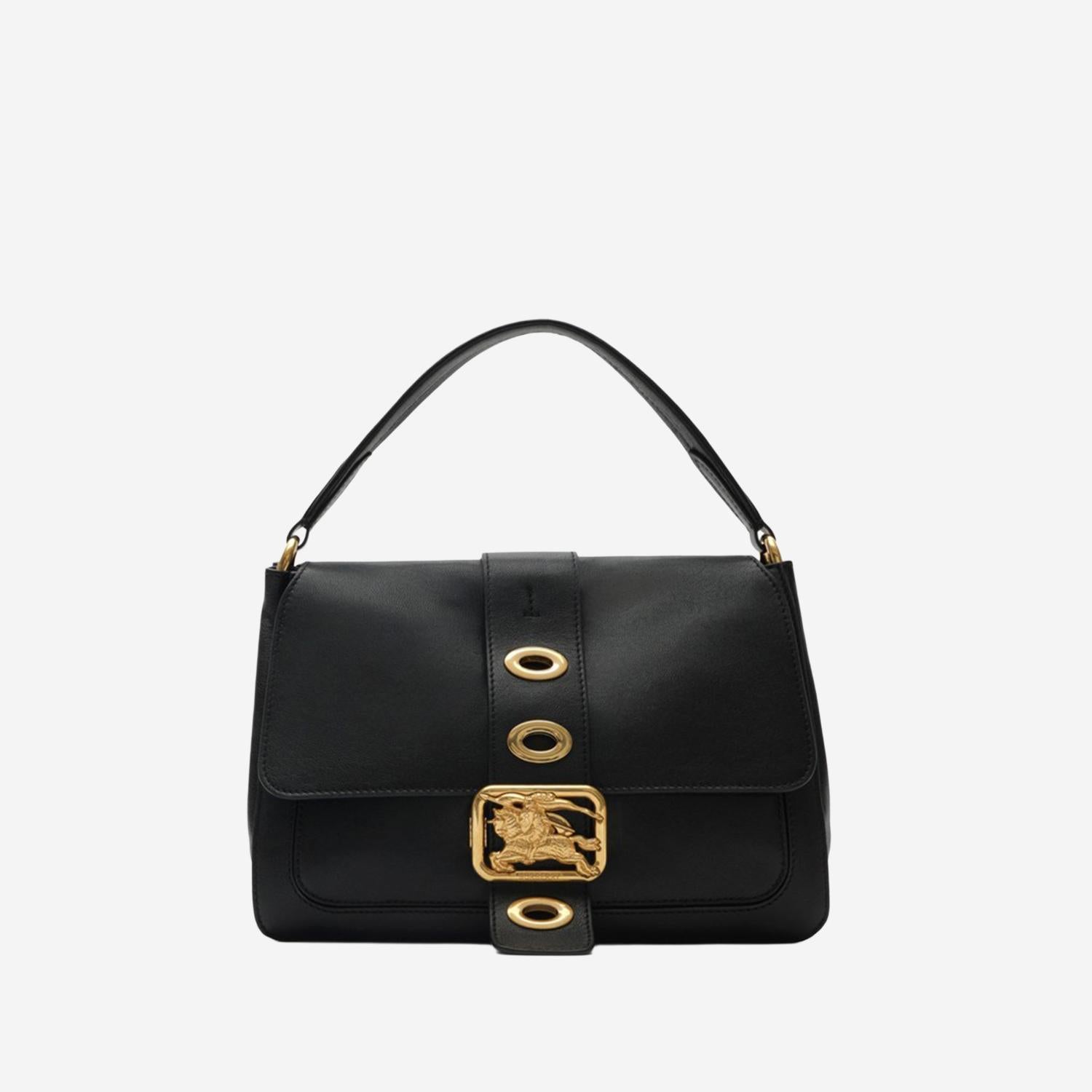 Borsa Rider piccola in pelle 8125498 BLACK BURBERRY 