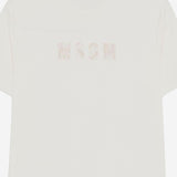 T-SHIRT IN COTONE CON LOGO S6MSJBTH241 013 MSGM KIDS 