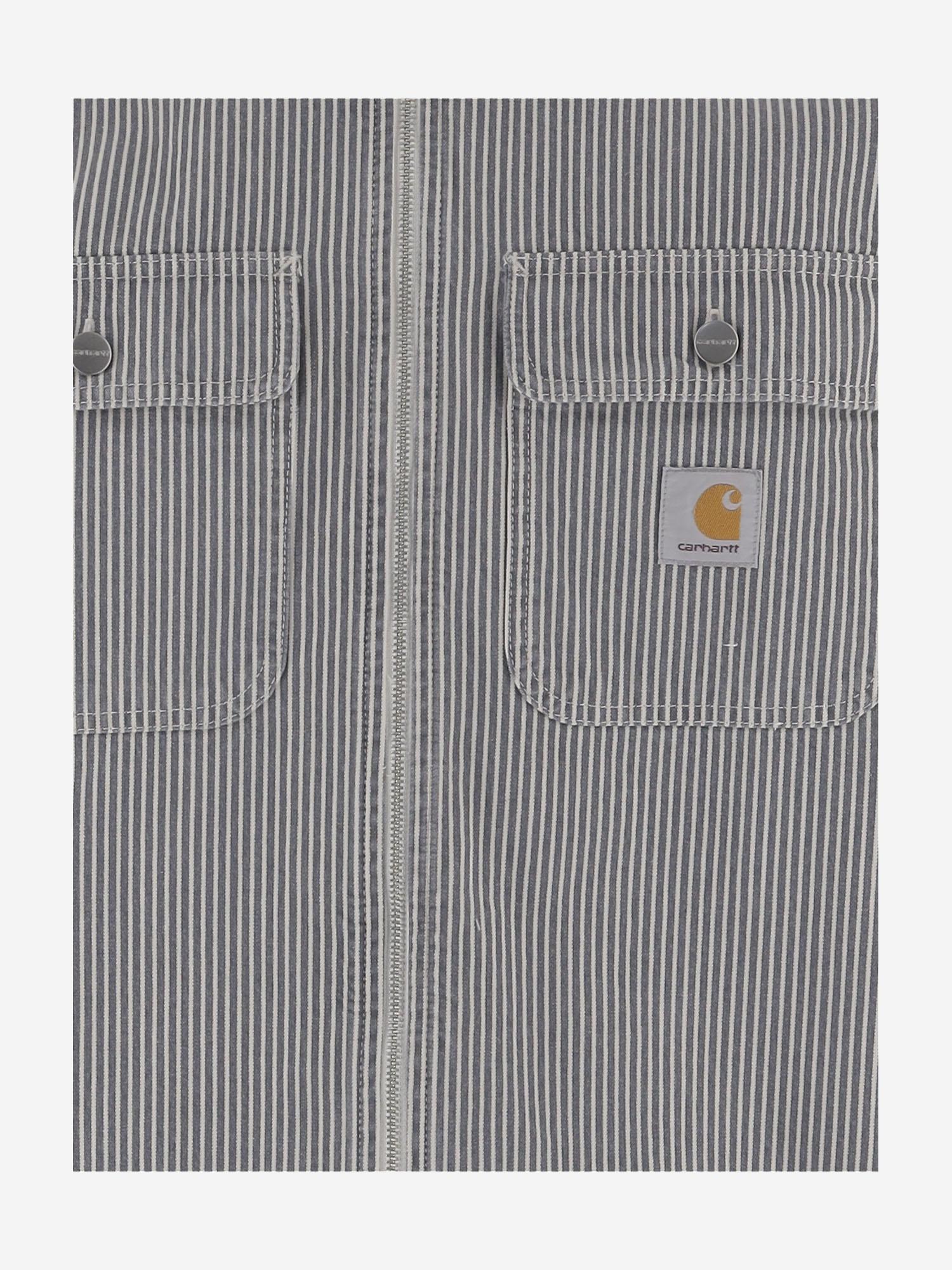 Camicia in cotone con patch logo I036495 3OK06 CARHARTT WIP 