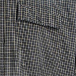 CAMICIA CON CAPPUCCIO IN COTONE CON MOTIVO A QUADRI 839189 TOM051094 BALENCIAGA 