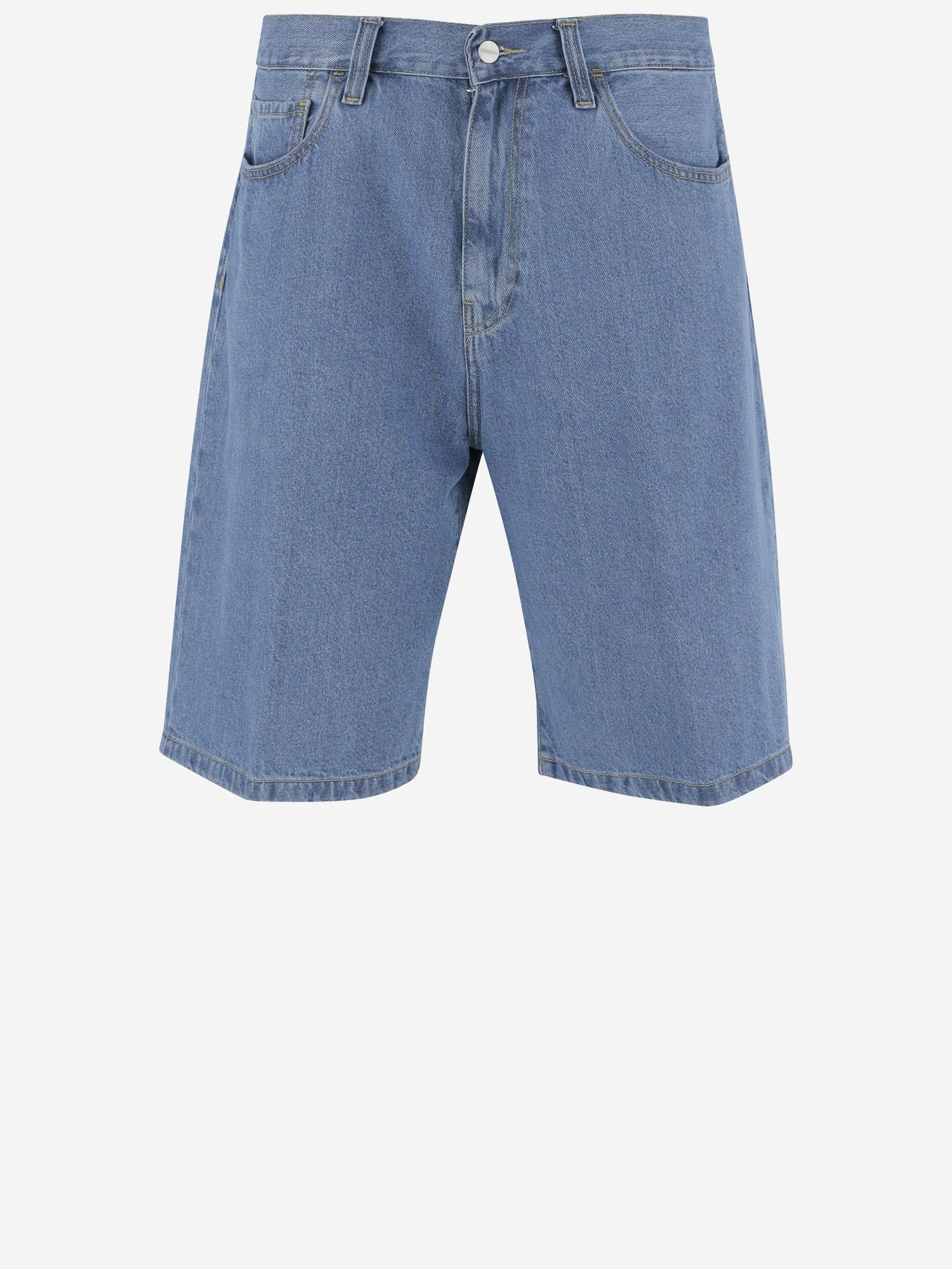 JEANS CORTI LANDON IN DENIM DI COTONE I030469 0160 CARHARTT WIP 