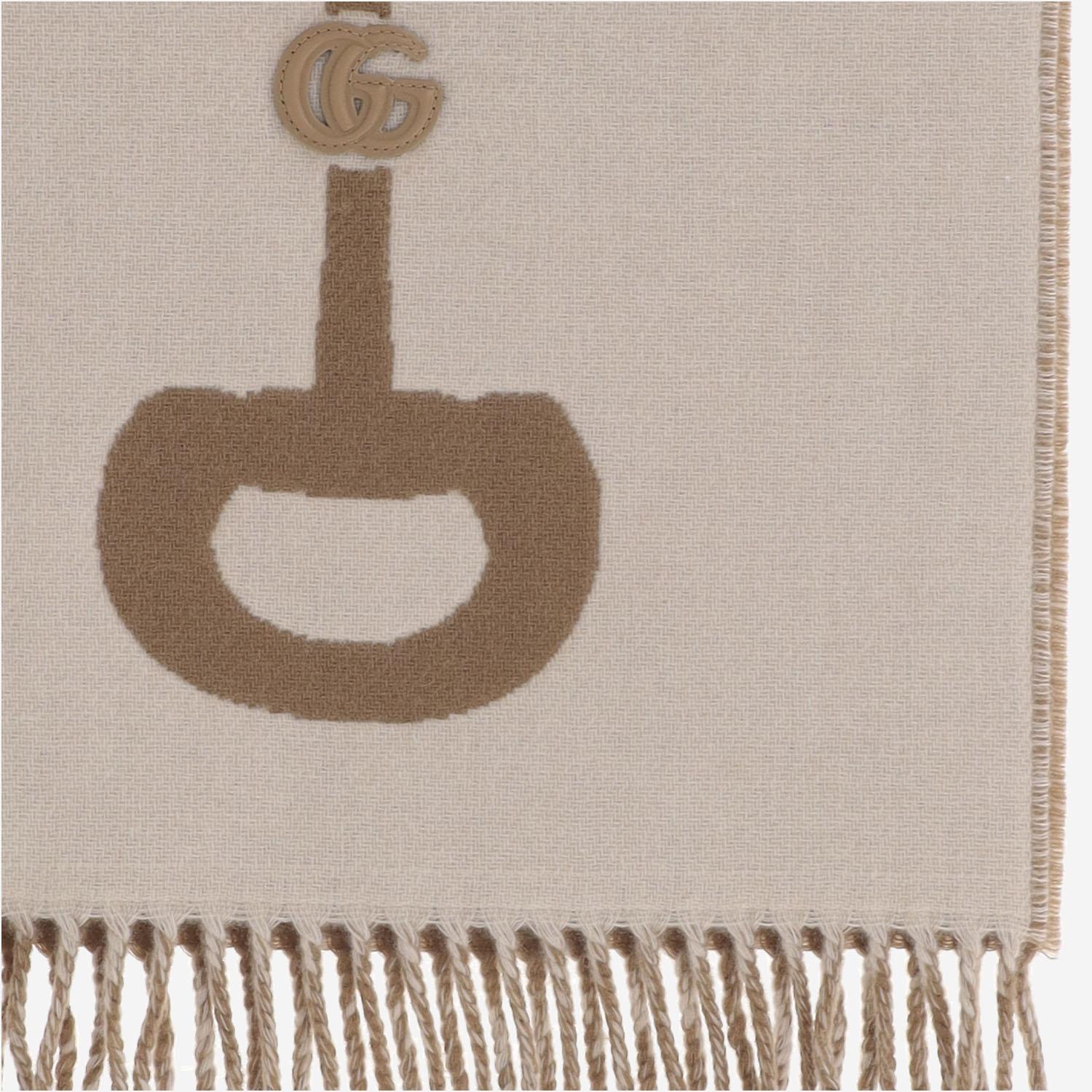 SCIARPA GG IN LANA E CASHMERE 838880 3GB029279 GUCCI 