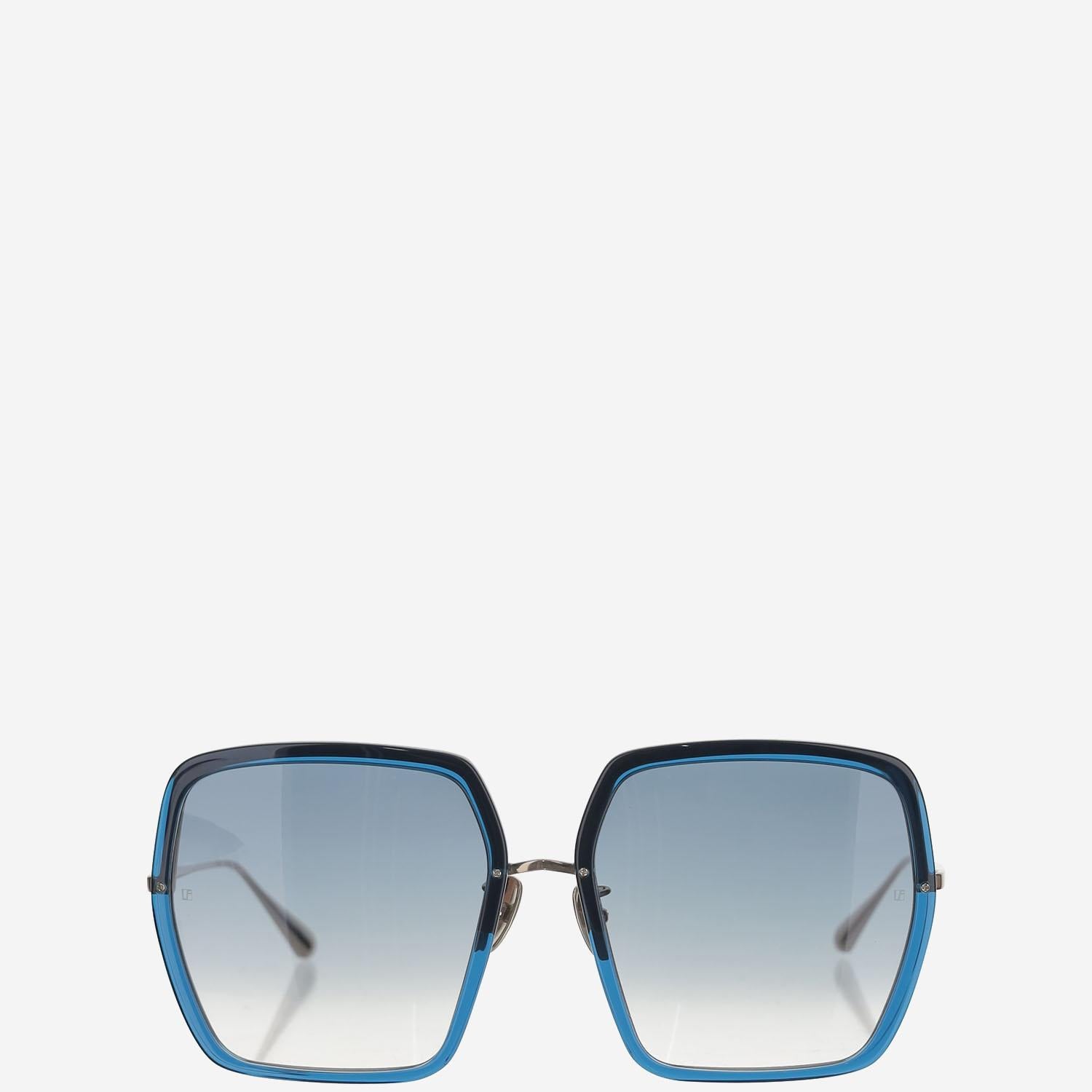OCCHIALI DA SOLE LFL1499C3SUN SYANAQUALIGHTGOLD LINDA FARROW 