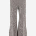 PANTALONI IN MISTO COTONE STRETCH A RIGHE MELODYB 5063573 QL2 