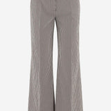PANTALONI IN MISTO COTONE STRETCH A RIGHE MELODYB 5063573 QL2 