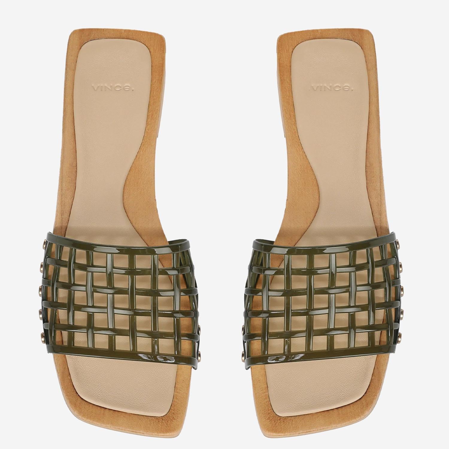 SANDALI barbjelly CON SUOLA IN LEGNO J8134S1300 300 VINCE 