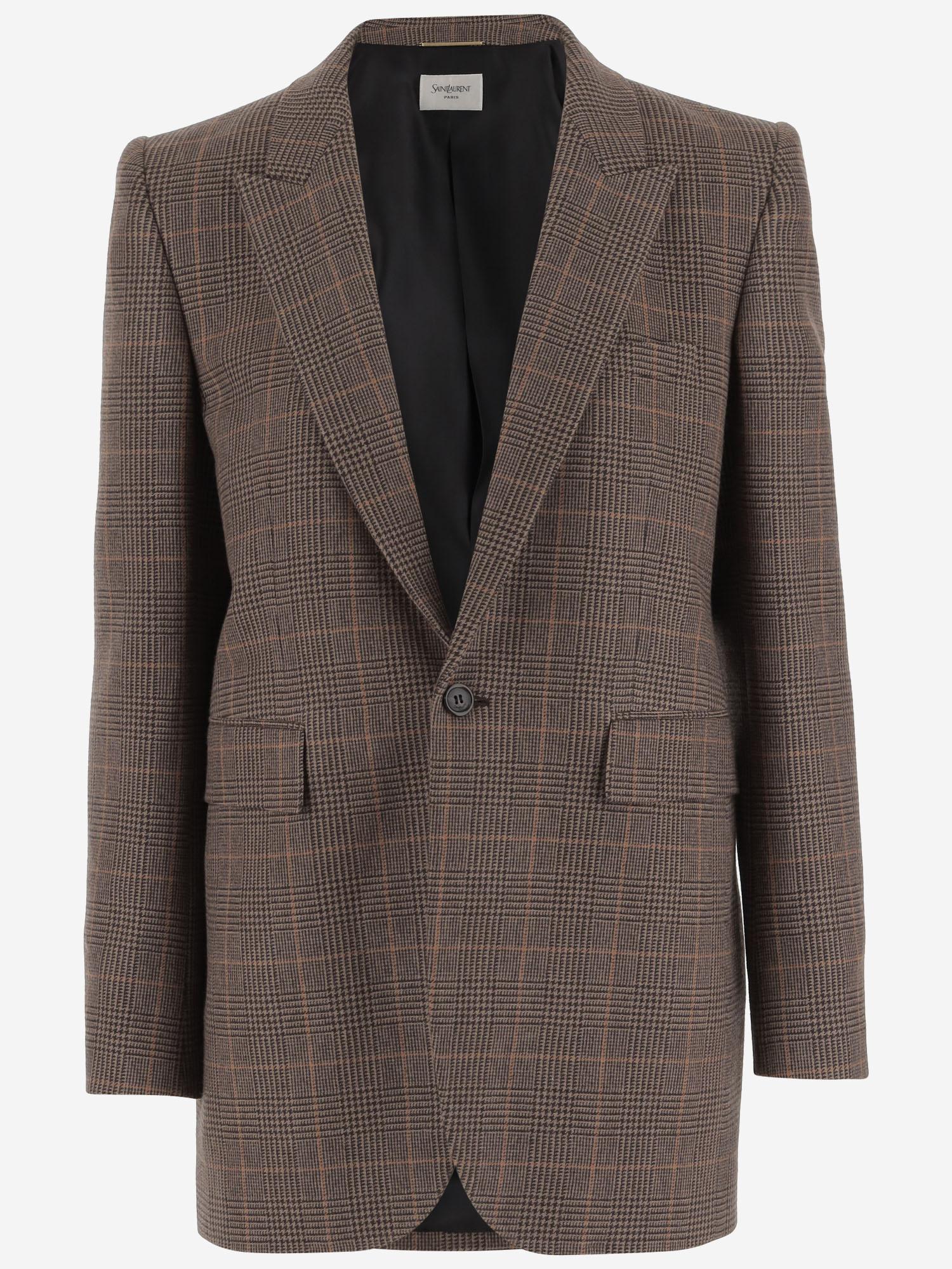 GIACCA IN LANA E CASHMERE 832778 Y3J459217 SAINT LAURENT 