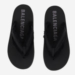 SANDALI JET LAG  IN SATIN SPAZZOLATO 870111 W0WM01000 BALENCIAGA 
