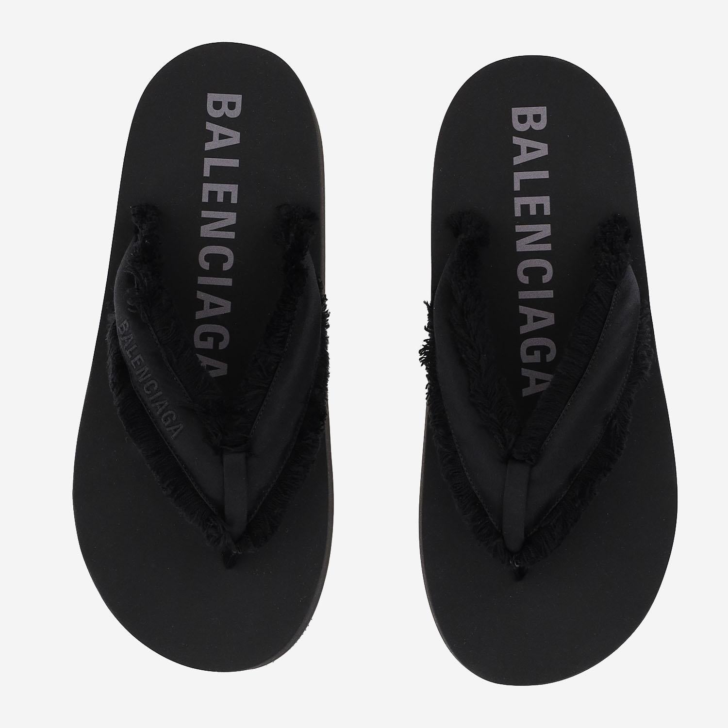 SANDALI JET LAG  IN SATIN SPAZZOLATO 870111 W0WM01000 BALENCIAGA 