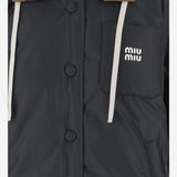 GIUBBOTTO CON CAPPUCCIO A CONTRASTO ML1316 1720F0B1V MIU MIU 