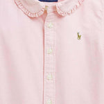 CAMICIA IN COTONE CON VOLANT 312929954 002 POLO RALPH LAUREN KIDS 