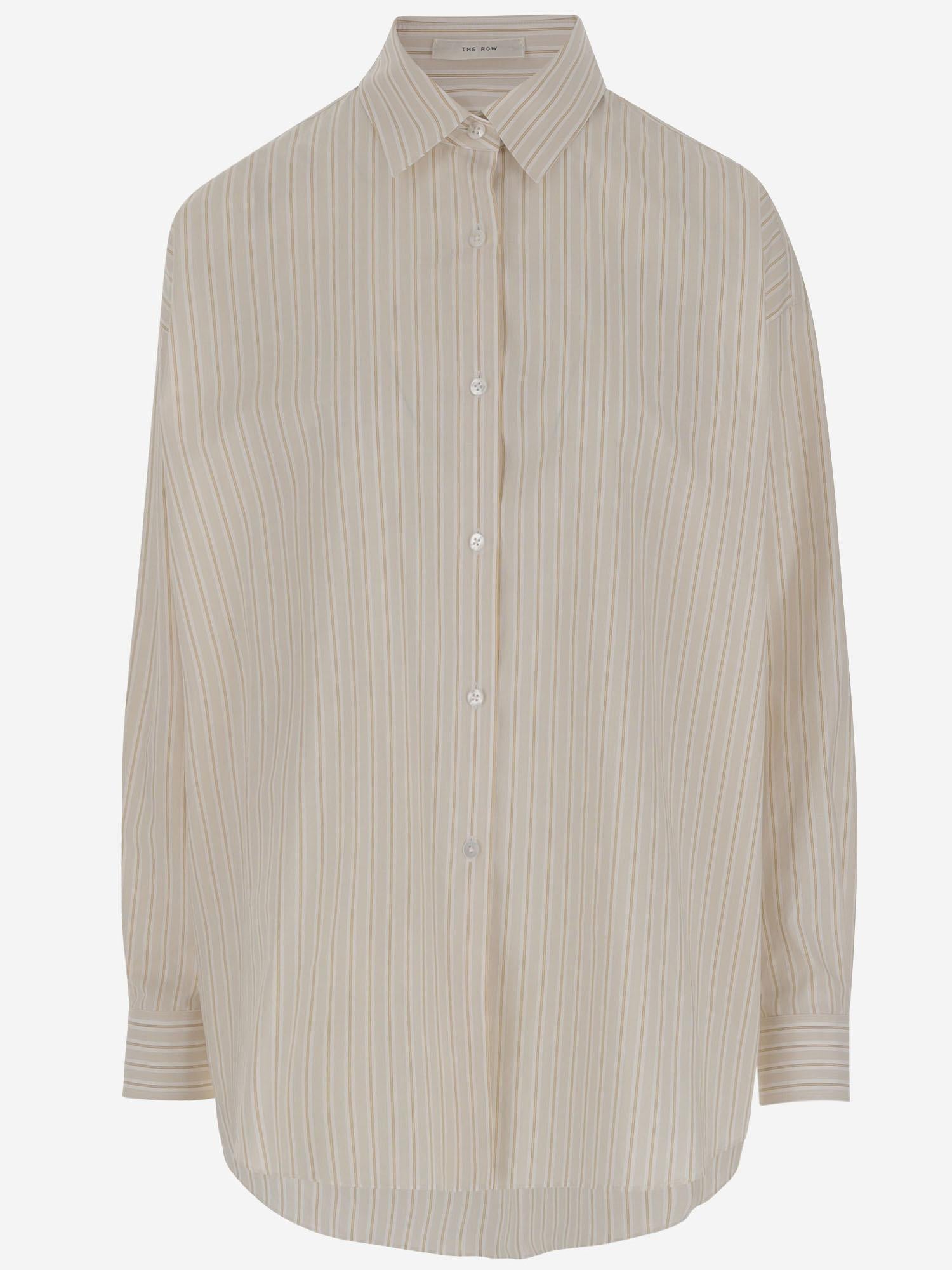 CAMICIA A RIGHE IN COTONE 8629W3584 BOA THE ROW 