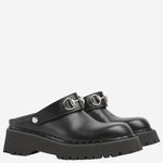 MULES CON MORSETTO IN PELLE 835829 AADCW1000 GUCCI 