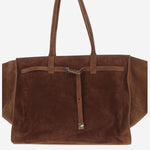 Borsa MAME in pelle scamosciata MAMELAPETITE ARGENTO BENEDETTA BRUZZICHES 