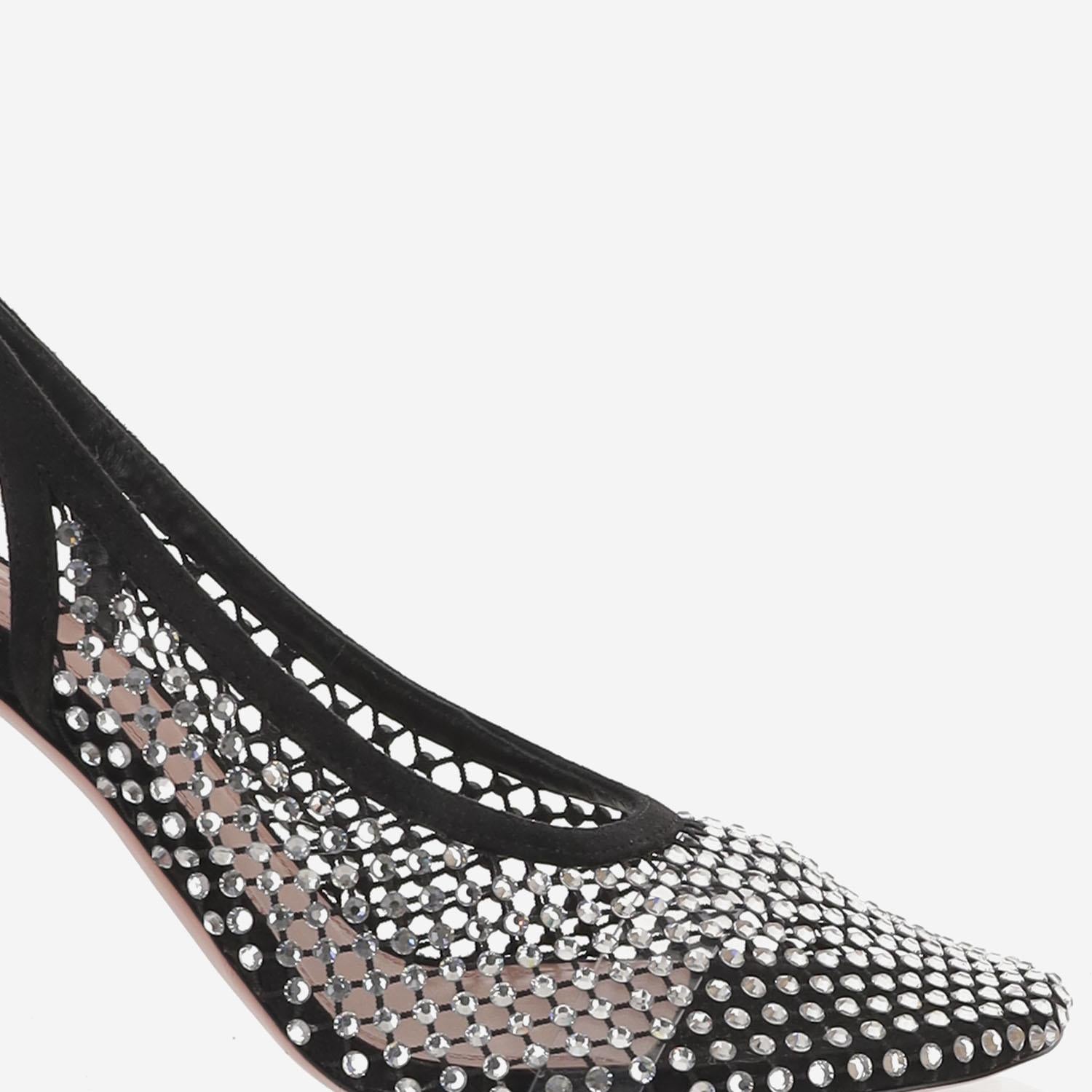 DÉCOLLETÉ DOLLY CRYSTAL DOLLYCRYSTALNETSLING 95BLACKWHITE AMINA MUADDI 