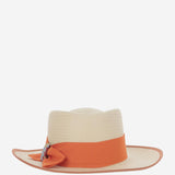 CAPPELLO OVALE IN PAGLIA SOMBREROOVALADOTERRACOTAALA8CM NATURAL ALEXIA ALVAREZ DE TOLEDO 