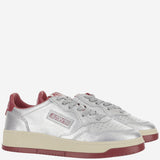 SNEAKERS LOW MEDALIST AULWPA03 SILVERRED AUTRY 
