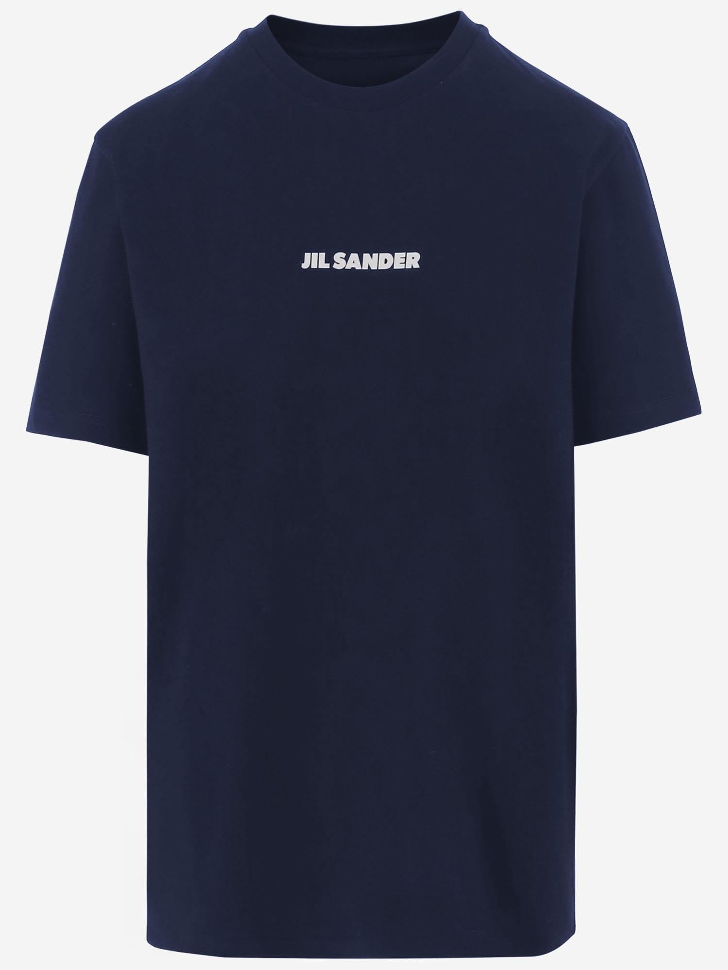 T-SHIRT IN COTONE CON LOGO J02GC0142 J20103401 JIL SANDER 