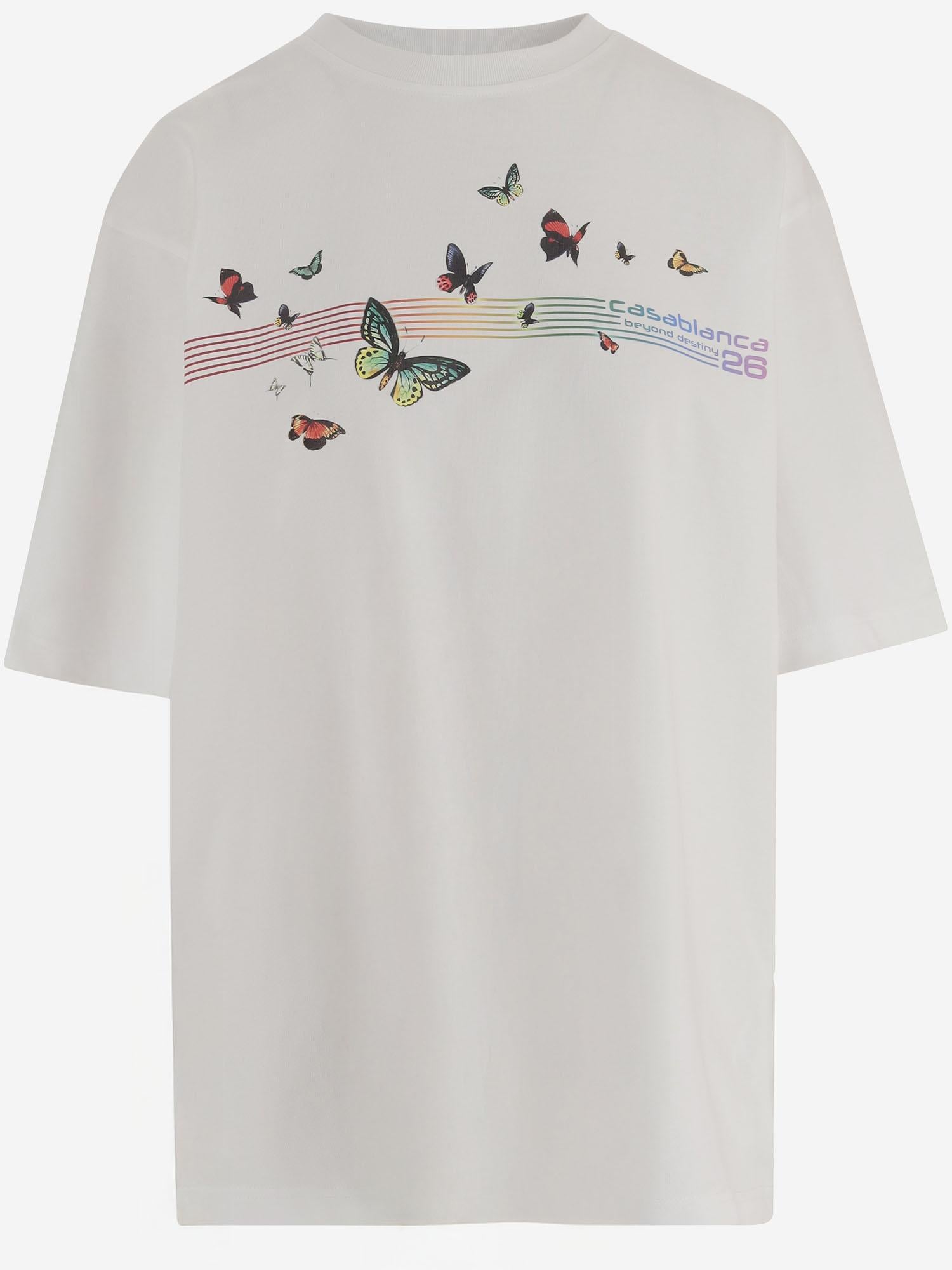 T-SHIRT IN COTONE CON LOGO MSP26JTS044 01 CASABLANCA 