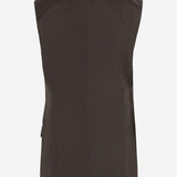 GILET IN VISCOSA CON REVER 010436 2071606* DRIES VAN NOTEN 