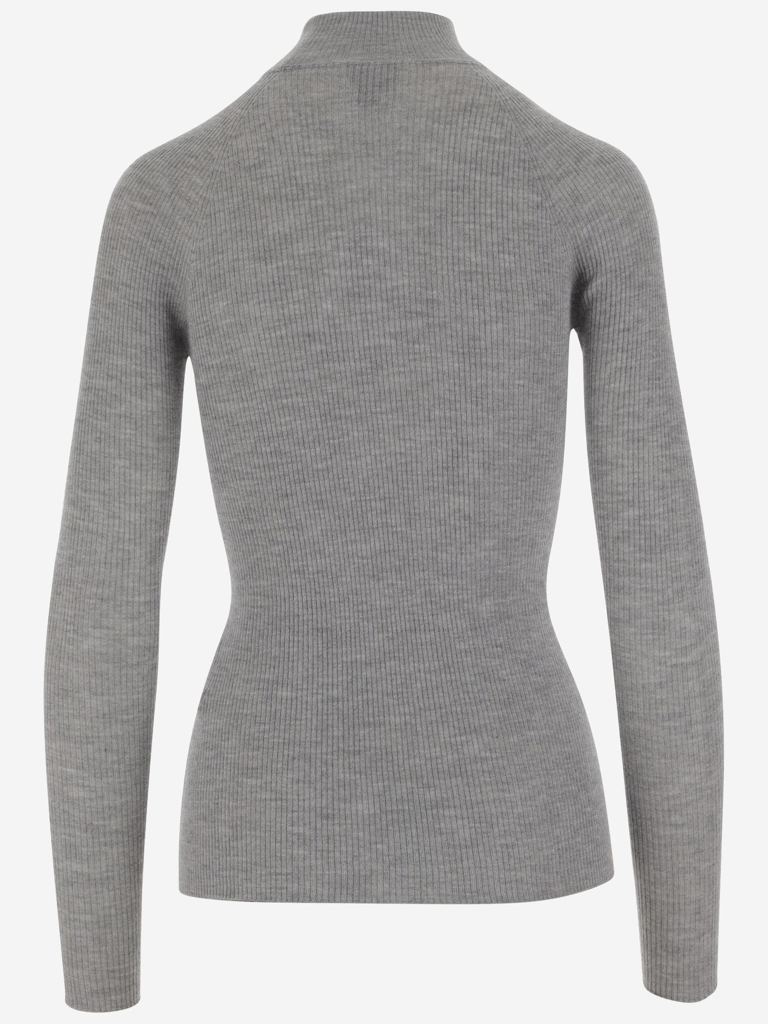 MAGLIA IN CASHMERE E SETA A COSTE W25613 0951 SASUPHI 