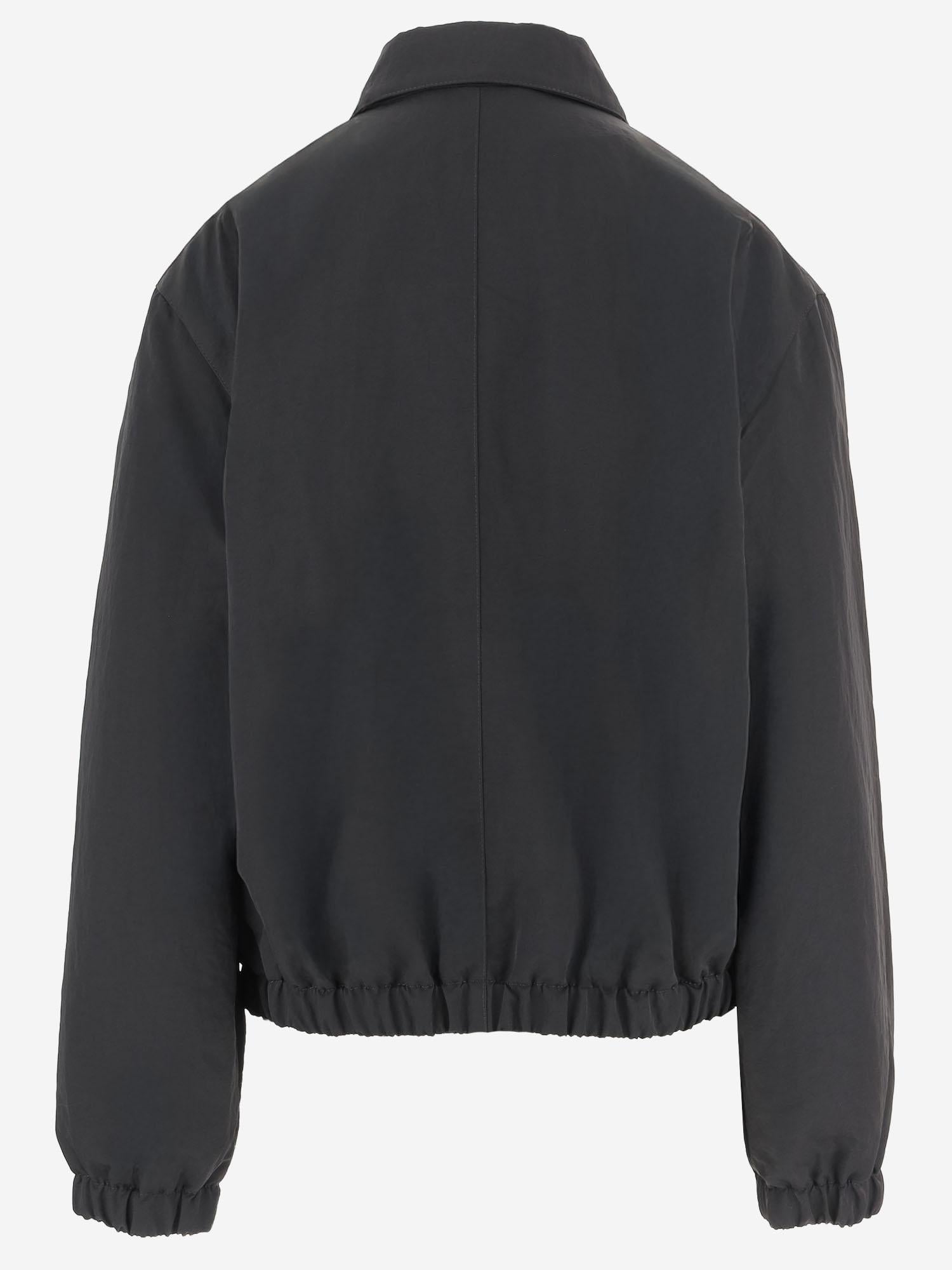 GIACCA BLOUSON ADC IN NYLON CON ZIP HJK831PA0035 020 AMI 