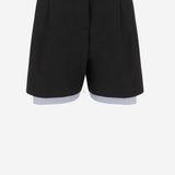 PANTALONI CORTI IN misto cotone MP1959 1UPXF0002 MIU MIU 