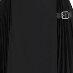 Abito kilt in misto lana 8116015 BLACK BURBERRY 