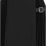 Abito kilt in misto lana 8116015 BLACK BURBERRY 