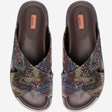 SANDALI INCROCIATI CON PAILLETTES MWF176 026 MISSONI 